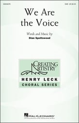 We Are The Voice SAB choral sheet music cover